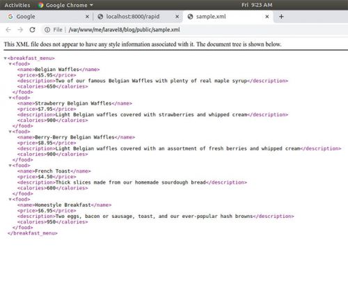 آموزش تبدیل فایل xml به json در php